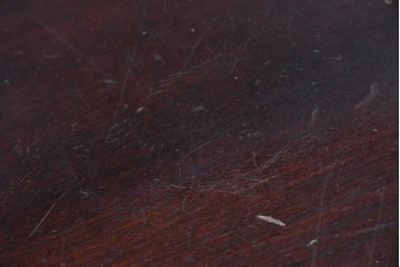 中古　松本民芸家具　A-I型丸卓　重厚で安定感のあるデザインのラウンドテーブル　(R-085608)