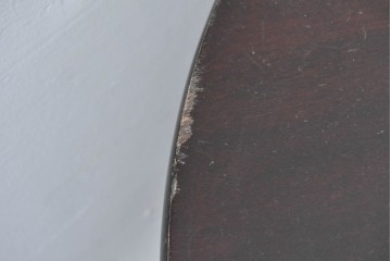 中古　松本民芸家具　A-I型丸卓　重厚で安定感のあるデザインのラウンドテーブル　(R-085608)