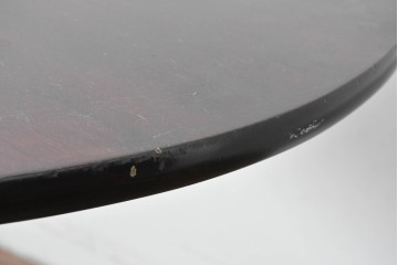 中古　松本民芸家具　A-I型丸卓　重厚で安定感のあるデザインのラウンドテーブル　(R-085608)