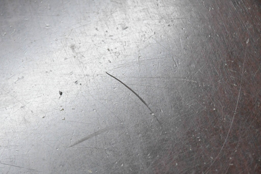 中古　松本民芸家具　A-I型丸卓　重厚で安定感のあるデザインのラウンドテーブル　(R-085608)