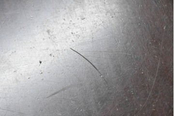 中古　松本民芸家具　A-I型丸卓　重厚で安定感のあるデザインのラウンドテーブル　(R-085608)