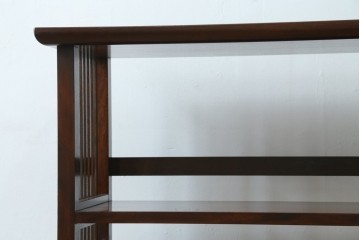 和製ヴィンテージ　松本民芸家具　#117型　開放感のある軽やかな佇まいの書棚　定価約13万7千円　(R-085609)