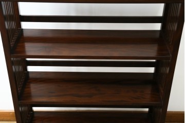和製ヴィンテージ　松本民芸家具　#117型　開放感のある軽やかな佇まいの書棚　定価約13万7千円　(R-085609)