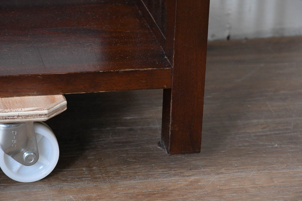 和製ヴィンテージ　松本民芸家具　#117型　開放感のある軽やかな佇まいの書棚　定価約13万7千円　(R-085609)