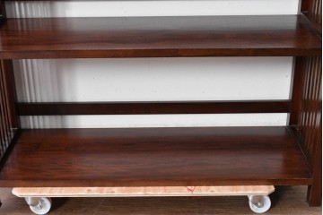 和製ヴィンテージ　松本民芸家具　#117型　開放感のある軽やかな佇まいの書棚　定価約13万7千円　(R-085609)