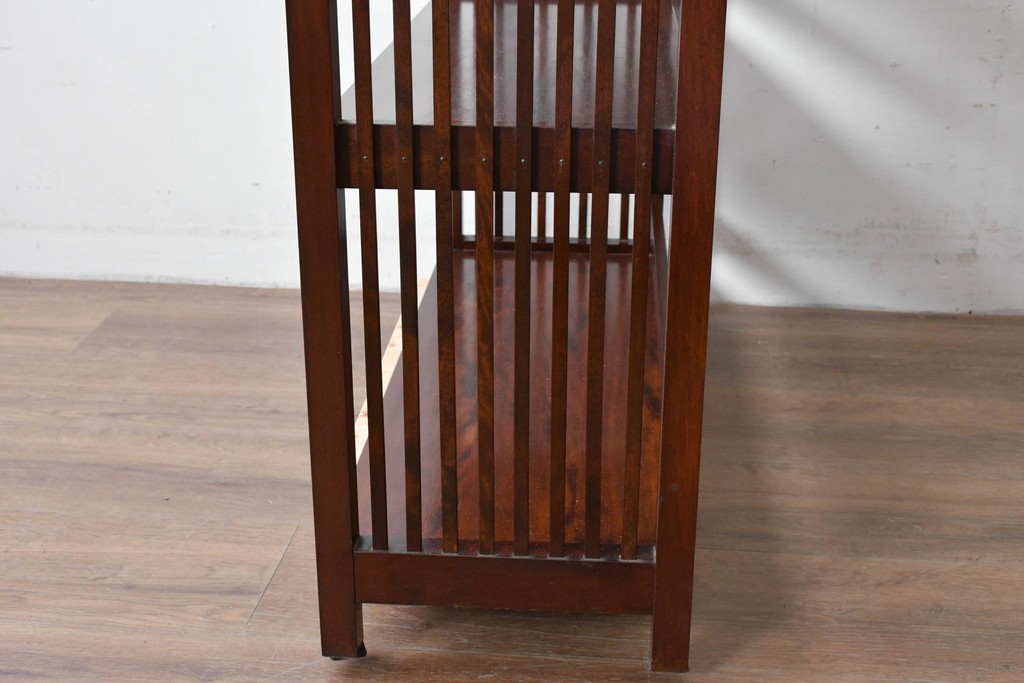 和製ヴィンテージ　松本民芸家具　#117型　開放感のある軽やかな佇まいの書棚　定価約13万7千円　(R-085609)