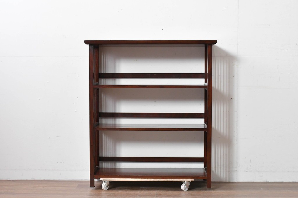 和製ヴィンテージ　松本民芸家具　#117型　開放感のある軽やかな佇まいの書棚　定価約13万7千円　(R-085609)