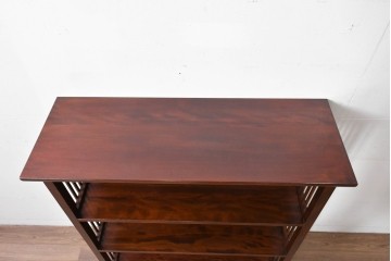 和製ヴィンテージ　松本民芸家具　#117型　開放感のある軽やかな佇まいの書棚　定価約13万7千円　(R-085609)