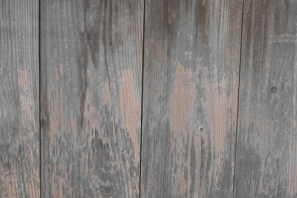 和製アンティーク　明治から大正期　味わい深い木味と格子が魅力の格子蔵戸1枚　(R-085613)