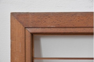 ヴィンテージ建具　昭和中期　松の彫刻が目を引く欄間1枚　(R-085616)