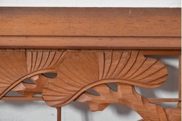 ヴィンテージ建具　昭和中期　松の彫刻が目を引く欄間1枚　(R-085616)