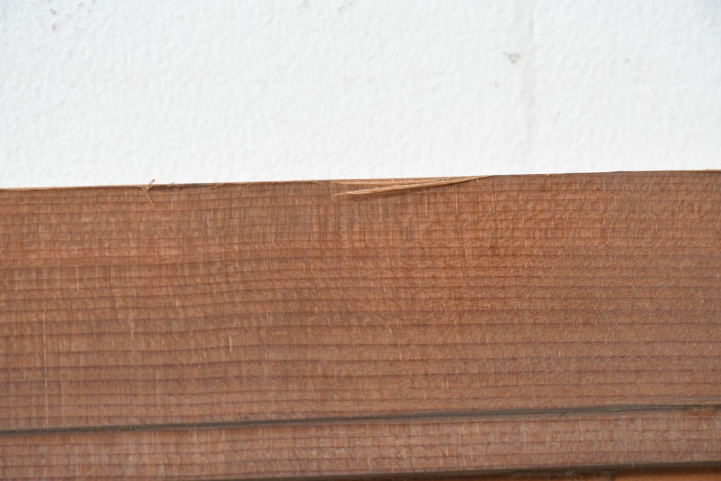 アンティーク建具　昭和初期　格子細工の意匠が魅力の組子欄間2枚セット　(R-085629)