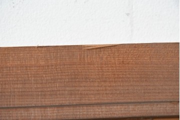 アンティーク建具　昭和初期　格子細工の意匠が魅力の組子欄間2枚セット　(R-085629)