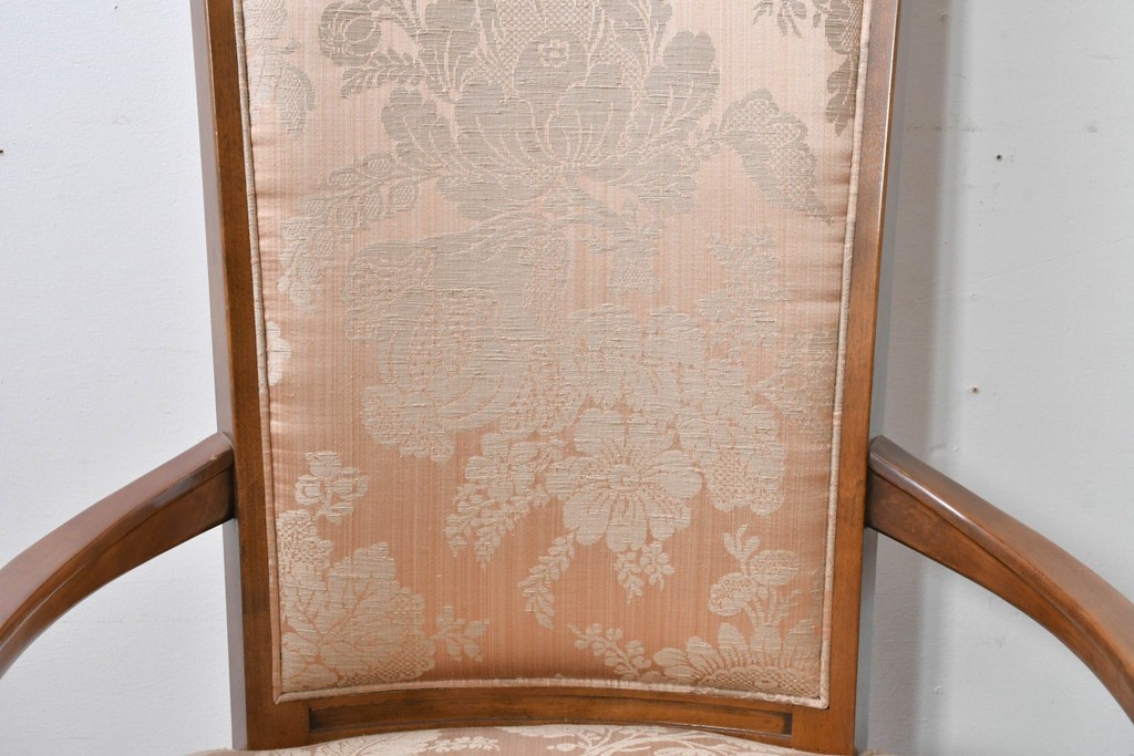 中古　特注品　国産職人手作り　某上場企業会長邸放出品　ドレクセル風の上質なミーティングテーブルとチェア15脚のセット　製作費(合計)約900万円　(R-085630)