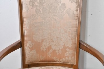 中古　特注品　国産職人手作り　某上場企業会長邸放出品　ドレクセル風の上質なミーティングテーブルとチェア15脚のセット　製作費(合計)約900万円　(R-085630)