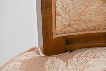 中古　特注品　国産職人手作り　某上場企業会長邸放出品　ドレクセル風の上質なミーティングテーブルとチェア15脚のセット　製作費(合計)約900万円　(R-085630)