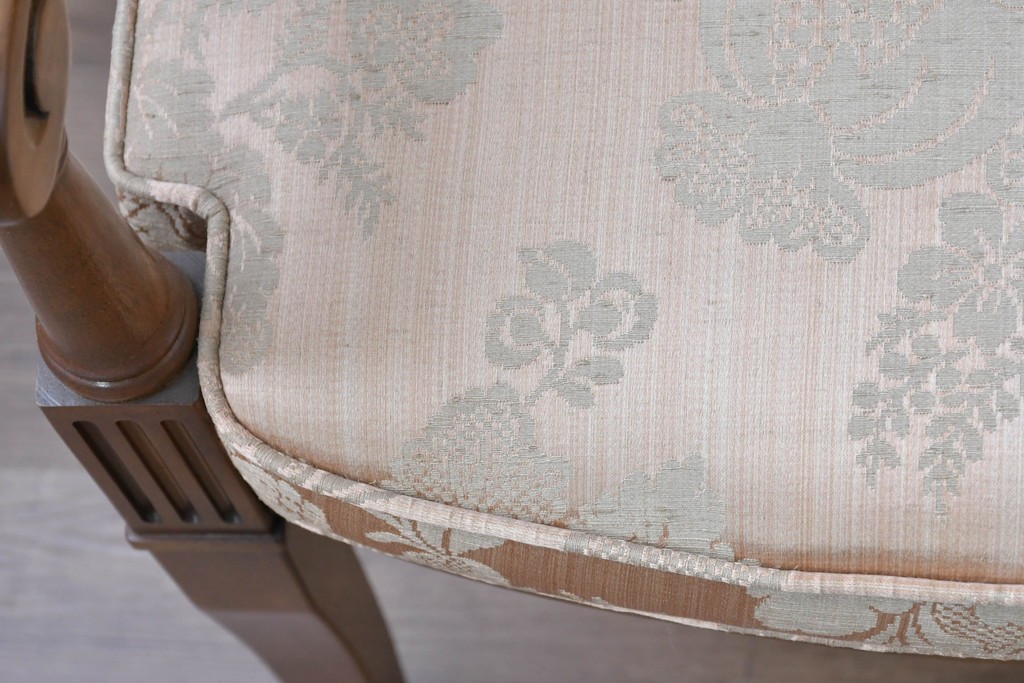 中古　特注品　国産職人手作り　某上場企業会長邸放出品　ドレクセル風の上質なミーティングテーブルとチェア15脚のセット　製作費(合計)約900万円　(R-085630)