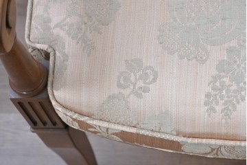 中古　特注品　国産職人手作り　某上場企業会長邸放出品　ドレクセル風の上質なミーティングテーブルとチェア15脚のセット　製作費(合計)約900万円　(R-085630)