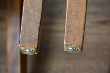 中古　特注品　国産職人手作り　某上場企業会長邸放出品　ドレクセル風の上質なミーティングテーブルとチェア15脚のセット　製作費(合計)約900万円　(R-085630)