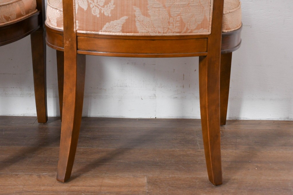 中古　特注品　国産職人手作り　某上場企業会長邸放出品　ドレクセル風の上質なミーティングテーブルとチェア15脚のセット　製作費(合計)約900万円　(R-085630)