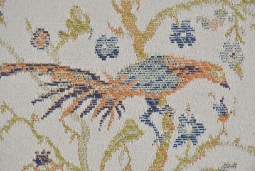 中古　美品　アメリカ　ETHAN ALLEN(イーセンアーレン)　弧を描く背もたれが美しいアンティーク調ダイニングチェア　(R-085643)