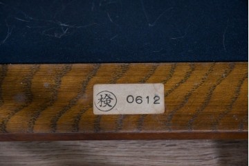 中古　三越家具(現カントリーハウス)　Brugge(ブルージュ)　籐張り背もたれとターニングレッグのサイドチェア2脚セット　(R-085646)