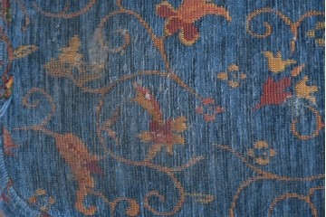 中古　三越家具(現カントリーハウス)　Brugge(ブルージュ)　籐張り背もたれとターニングレッグのサイドチェア2脚セット　(R-085646)