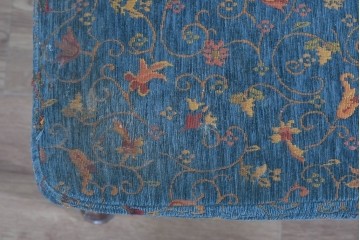 中古　三越家具(現カントリーハウス)　Brugge(ブルージュ)　籐張り背もたれとターニングレッグのサイドチェア2脚セット　(R-085646)