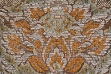 イタリアヴィンテージ　イタリア高級家具　SILIK(シリック)　華やかなロココ調装飾のダイニングチェア3脚　セット定価約124万円相当　(R-085648)