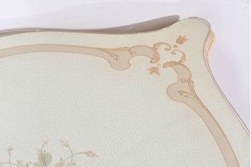 中古　イタリア高級家具　SILIK(シリック)　希少な小振りサイズのダイニングテーブル　定価約140万円相当　(R-085649)