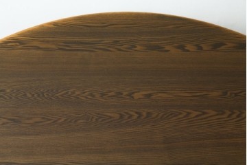 中古　美品　ナガノインテリア　レッドオーク材　2way仕様のダイニングテーブル/座卓　定価約24万円　(R-085650)
