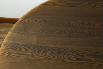 中古　美品　ナガノインテリア　レッドオーク材　2way仕様のダイニングテーブル/座卓　定価約24万円　(R-085650)