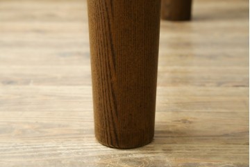 中古　美品　ナガノインテリア　レッドオーク材　2way仕様のダイニングテーブル/座卓　定価約24万円　(R-085650)