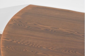 中古　美品　ナガノインテリア　レッドオーク材　2way仕様のダイニングテーブル/座卓　定価約24万円相当　(R-085650)