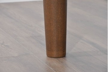 中古　美品　ナガノインテリア　レッドオーク材　2way仕様のダイニングテーブル/座卓　定価約24万円相当　(R-085650)