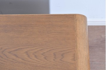 中古　美品　浜本工芸　上質な木肌が映える引き出し付きのセンターテーブル　定価約9万円　(R-085652)