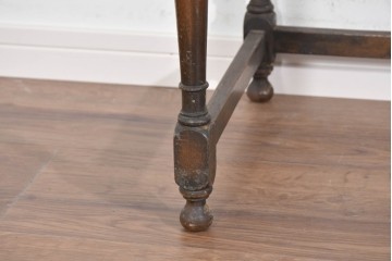 和製アンティーク　挽物脚がクラシカルなネストテーブル　(R-085656)