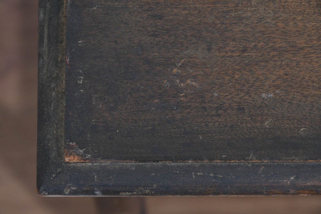 和製アンティーク　挽物脚がクラシカルなネストテーブル　(R-085656)