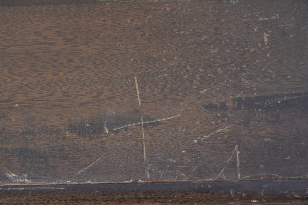 和製アンティーク　挽物脚がクラシカルなネストテーブル　(R-085656)