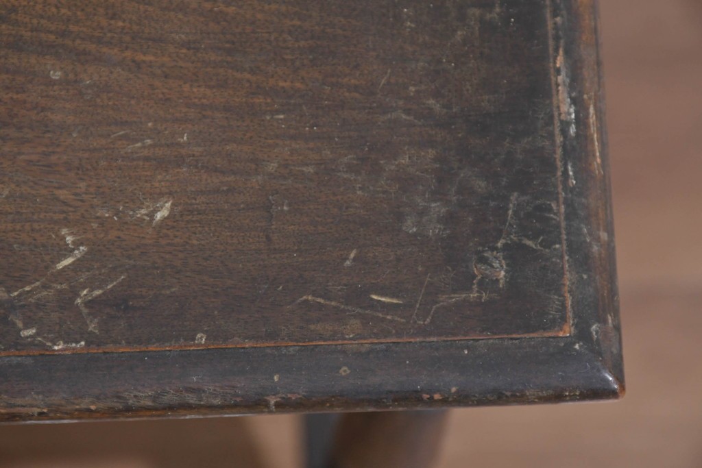 和製アンティーク　挽物脚がクラシカルなネストテーブル　(R-085656)