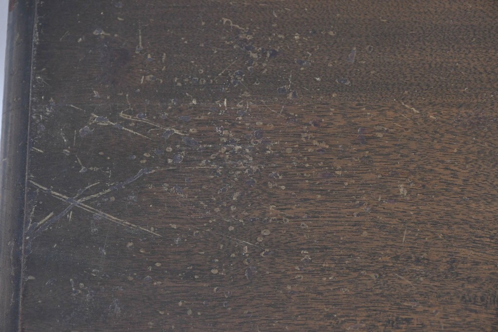 和製アンティーク　挽物脚がクラシカルなネストテーブル　(R-085656)