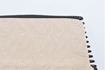 ヴィンテージ家具　籐(ラタン)　軽やかな曲線構造が魅力の2人掛けソファ　(R-085658)