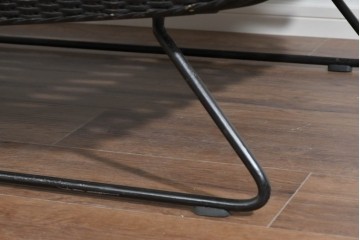 ヴィンテージ家具　籐(ラタン)　軽やかな曲線構造が魅力の2人掛けソファ　(R-085658)