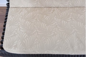 ヴィンテージ家具　籐(ラタン)　軽やかな曲線構造が魅力の2人掛けソファ　(R-085658)