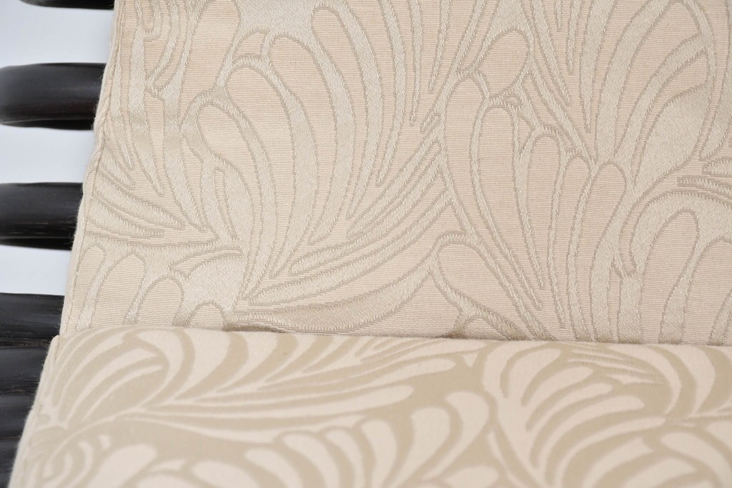 ヴィンテージ家具　籐(ラタン)　軽やかな曲線構造が魅力の2人掛けソファ　(R-085658)