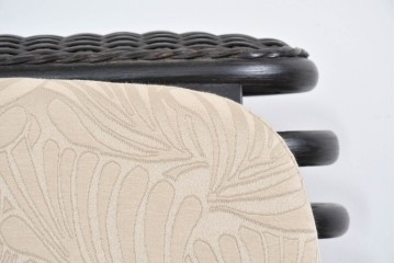 ヴィンテージ家具　籐(ラタン)　軽やかな曲線構造が魅力の2人掛けソファ　(R-085658)