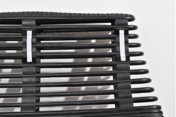 ヴィンテージ家具　籐(ラタン)　軽やかな曲線構造が魅力の2人掛けソファ　(R-085658)