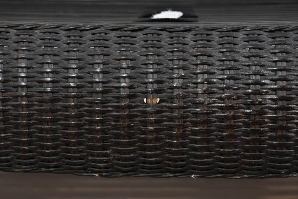 ヴィンテージ家具　籐(ラタン)　軽やかな曲線構造が魅力の2人掛けソファ　(R-085658)