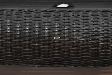 ヴィンテージ家具　籐(ラタン)　軽やかな曲線構造が魅力の2人掛けソファ　(R-085658)