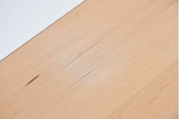 中古　美品　杉工場　木と風シリーズ　メープル材　直線的なデザインが美しいデスク・チェア・デスクワゴンの3点セット　定価約15万円　(R-085660)